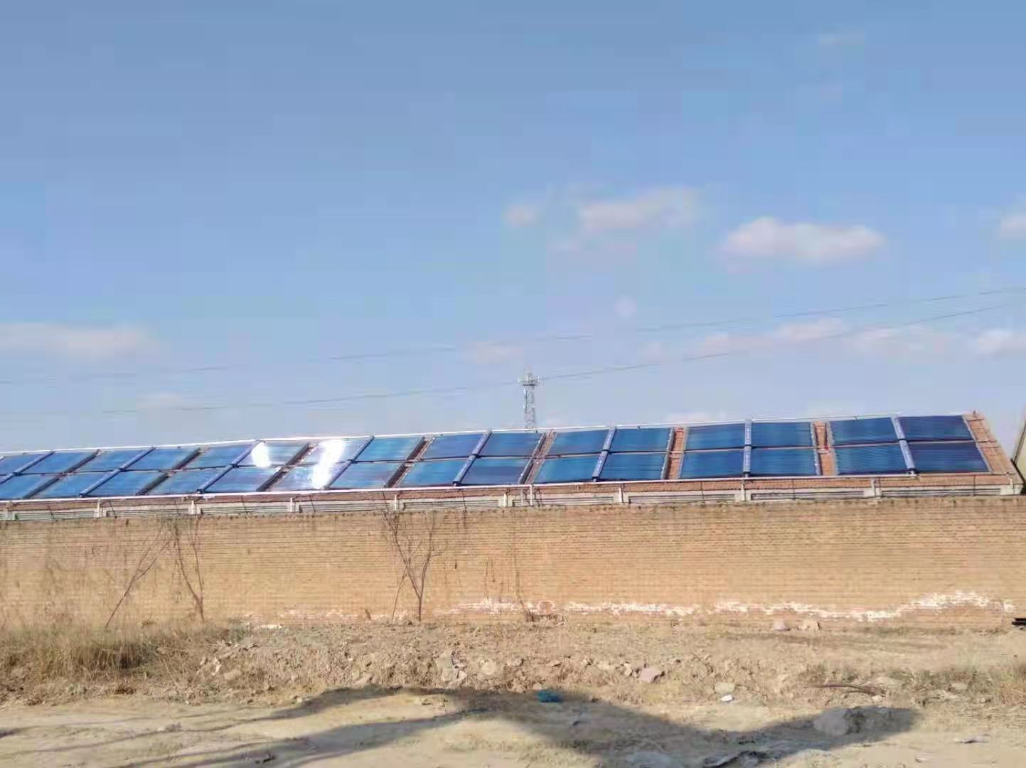 孤岛配送中心  太阳能超导供暖工程